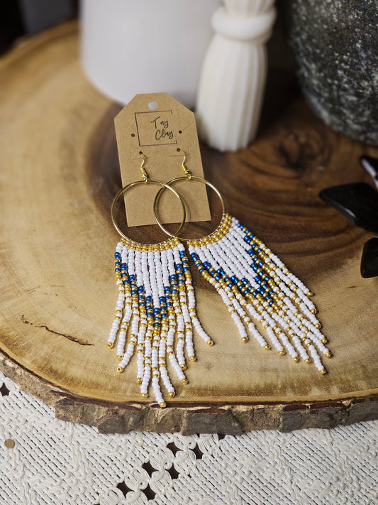 Chelsea Beaded Fringe Earrings